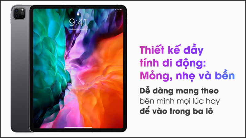 Thiết kế mỏng nhẹ, dễ dàng mang đi